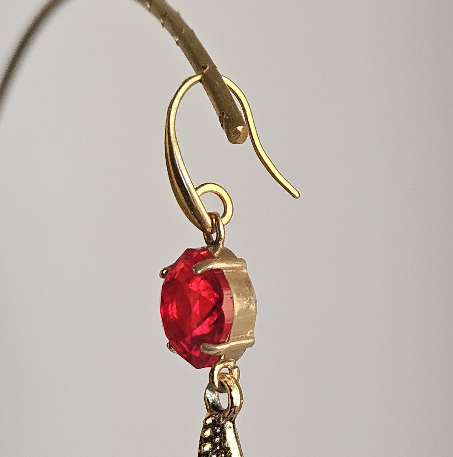 Orecchini mare rosso e turchese