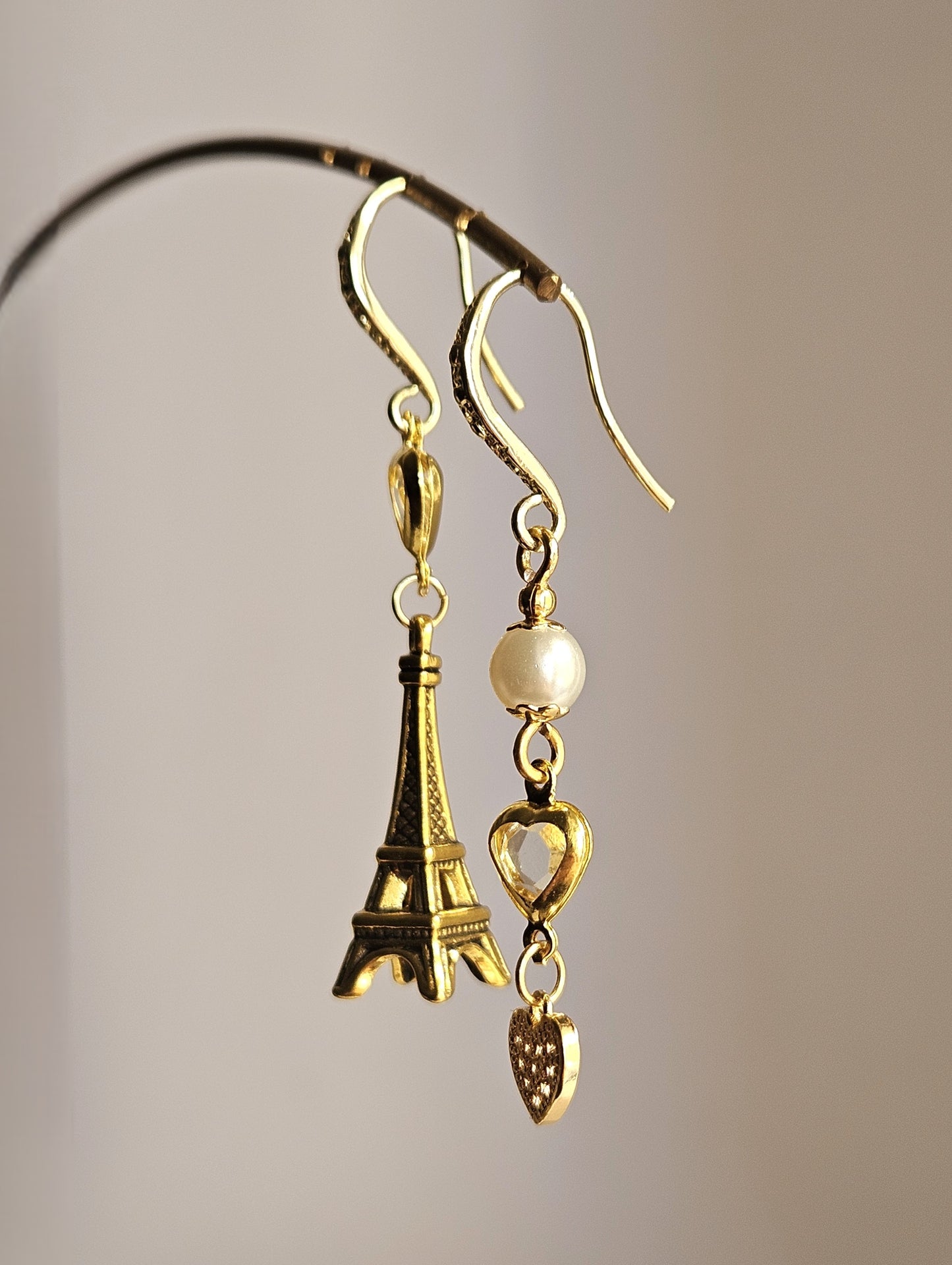 Orecchini Parigi perla e ghiaccio