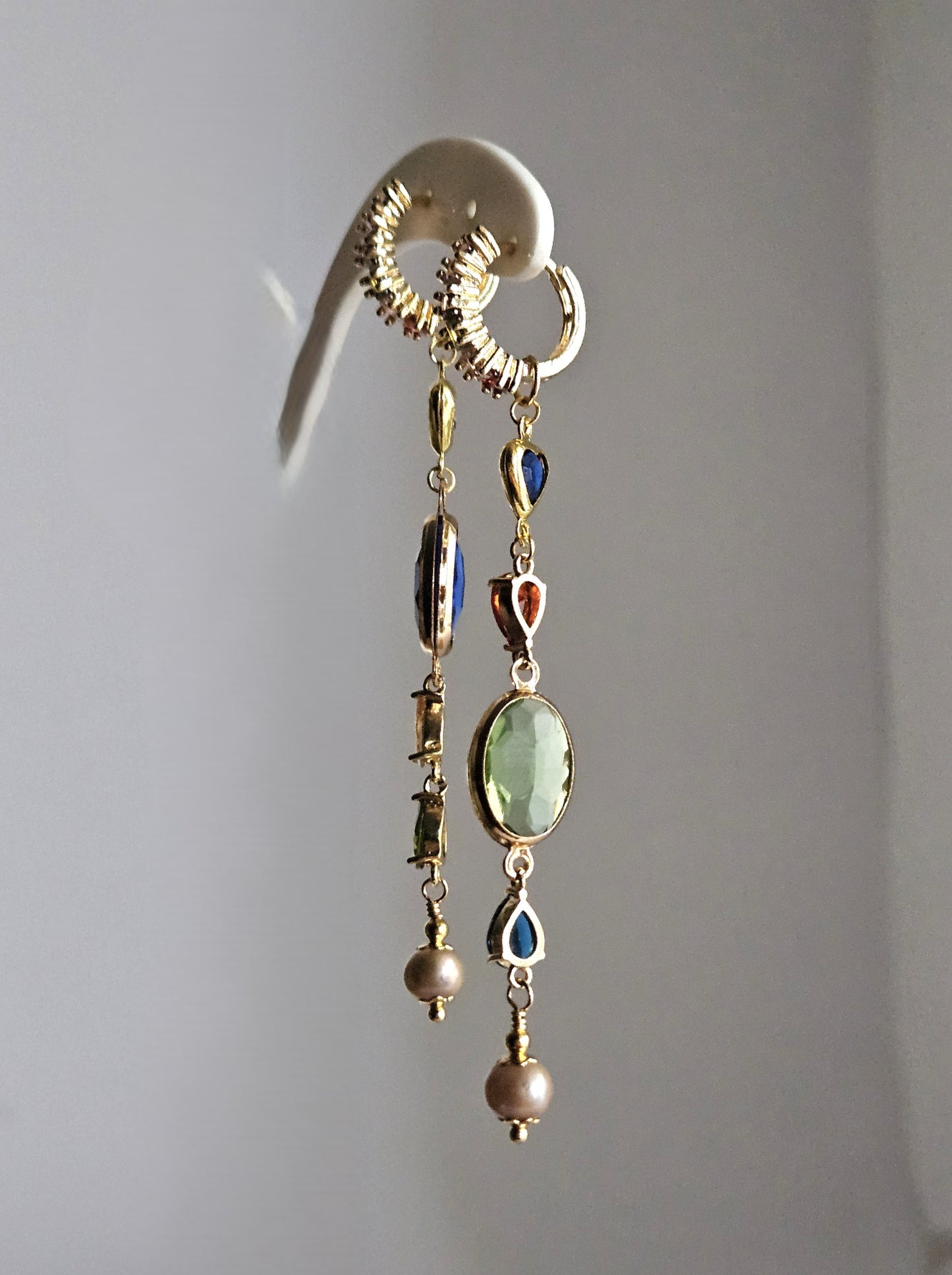 Orecchini Zehra prato e cielo