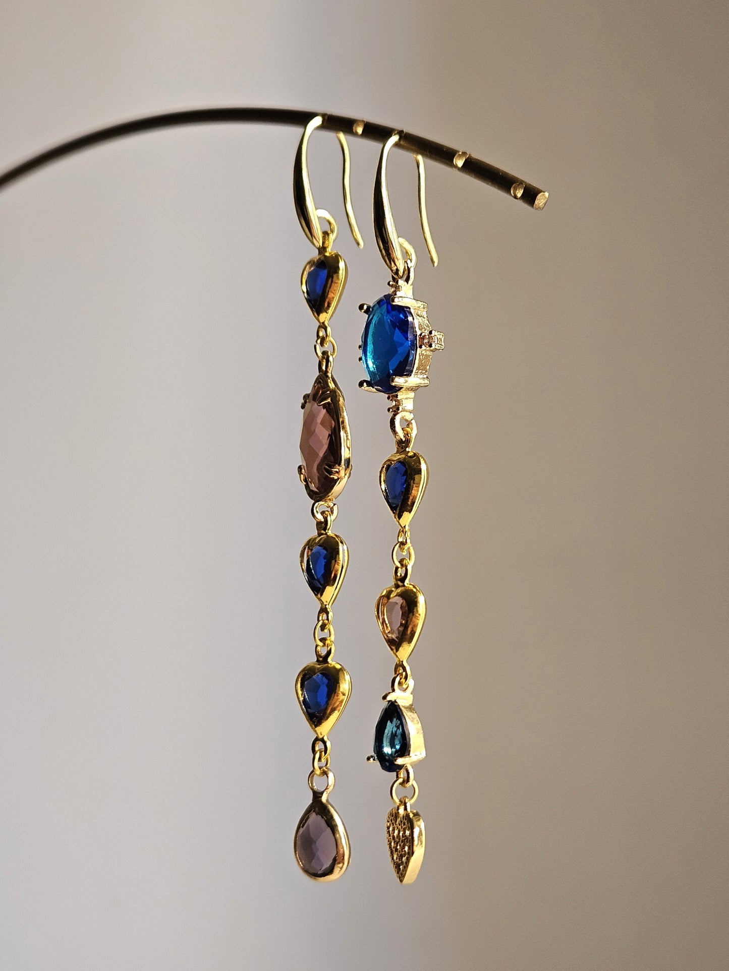 Orecchini Zehra blue viola