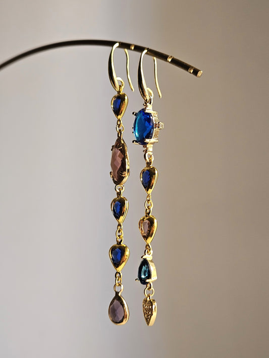 Orecchini Zehra blue viola