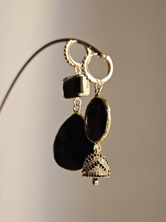 Orecchini nero e bell