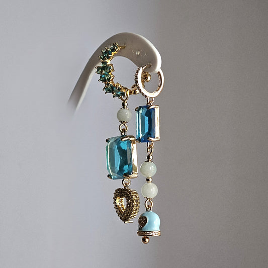 Orecchini fiori d'acqua e bell