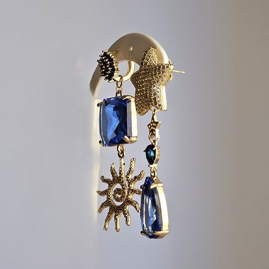 Orecchini Astrid blu