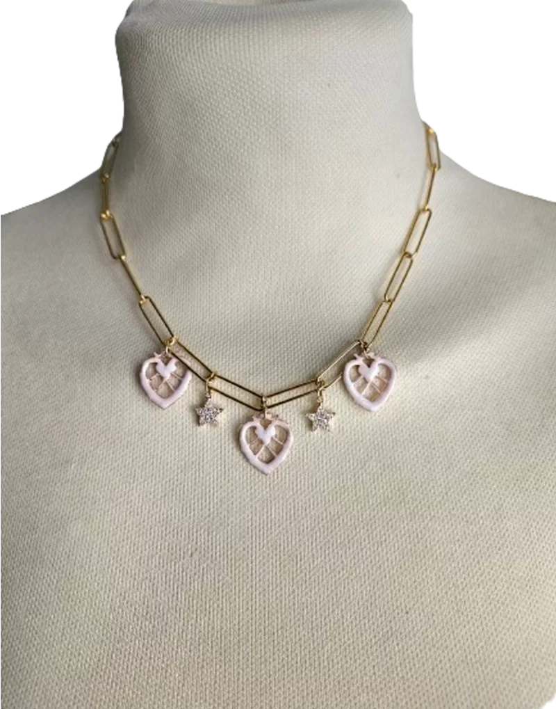 Girocollo tre cuori