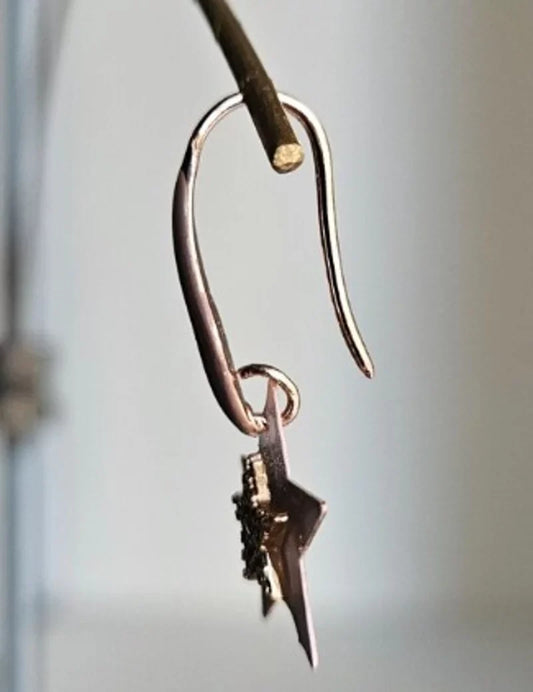 Orecchini stelle cipria e nude