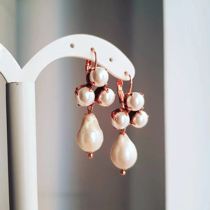 Orecchini Trittico di Perle