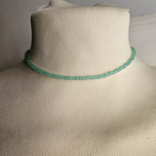 Choker pietre verdi