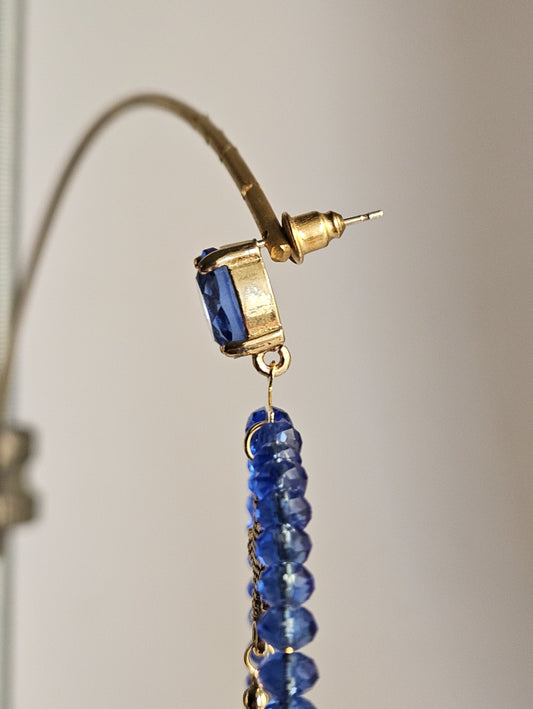 Orecchini creole mare blu