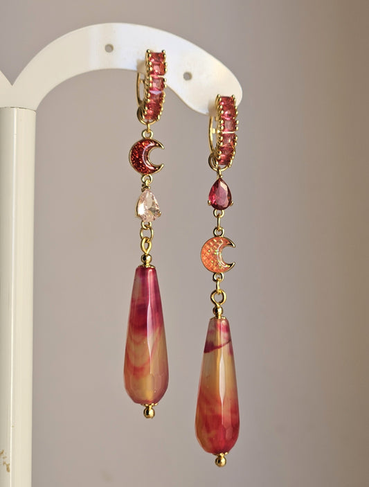 Orecchini ribes e mandarino