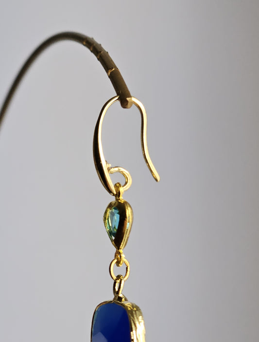 Orecchini blu bell