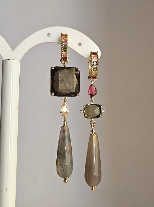 Orecchini fumo e fango