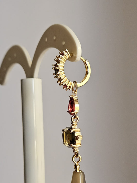 Orecchini fumo e fango