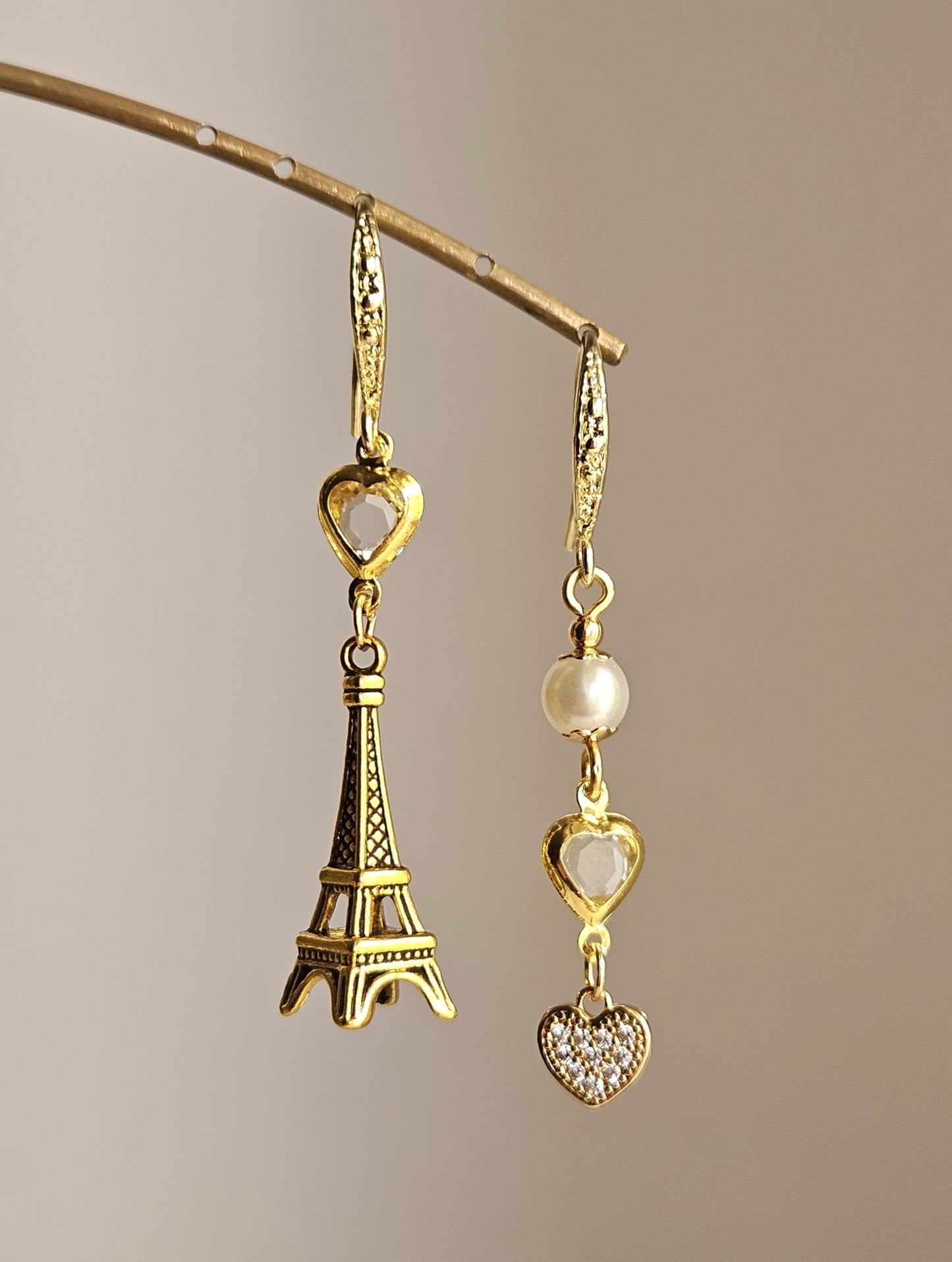 Orecchini Parigi perla e ghiaccio