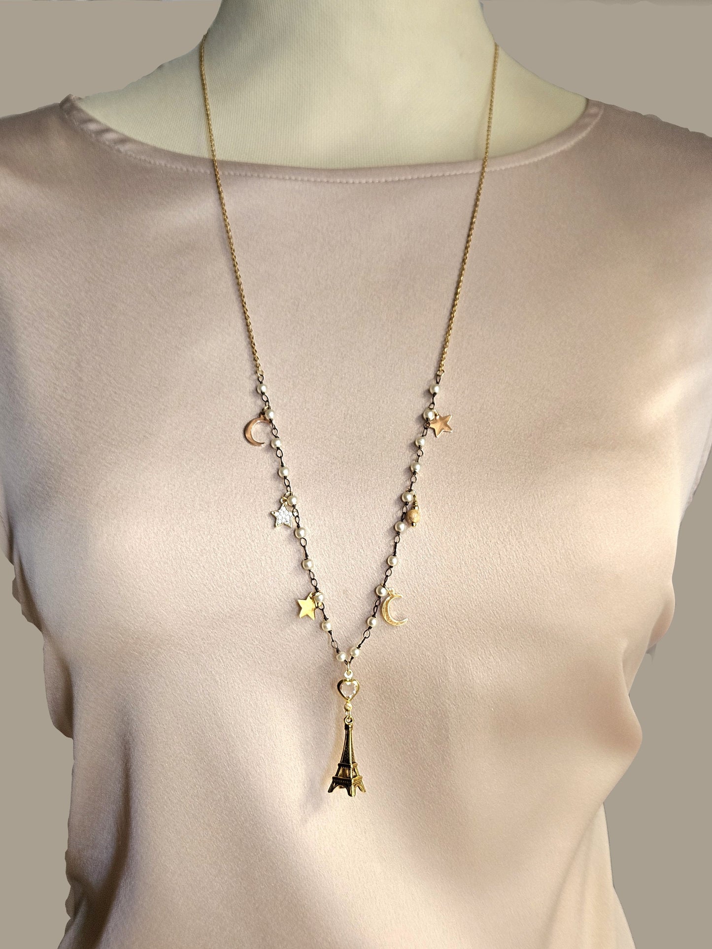 Collana Parigi e charms