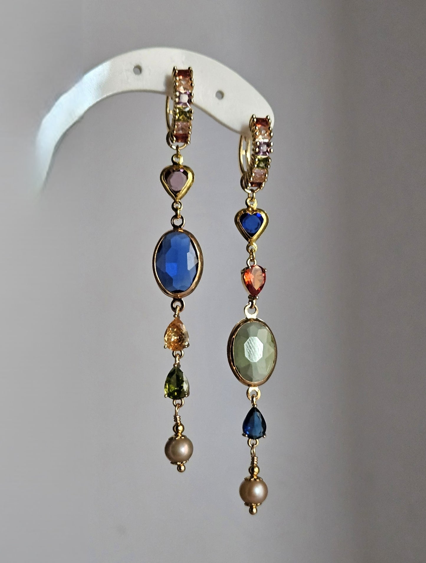 Orecchini Zehra prato e cielo