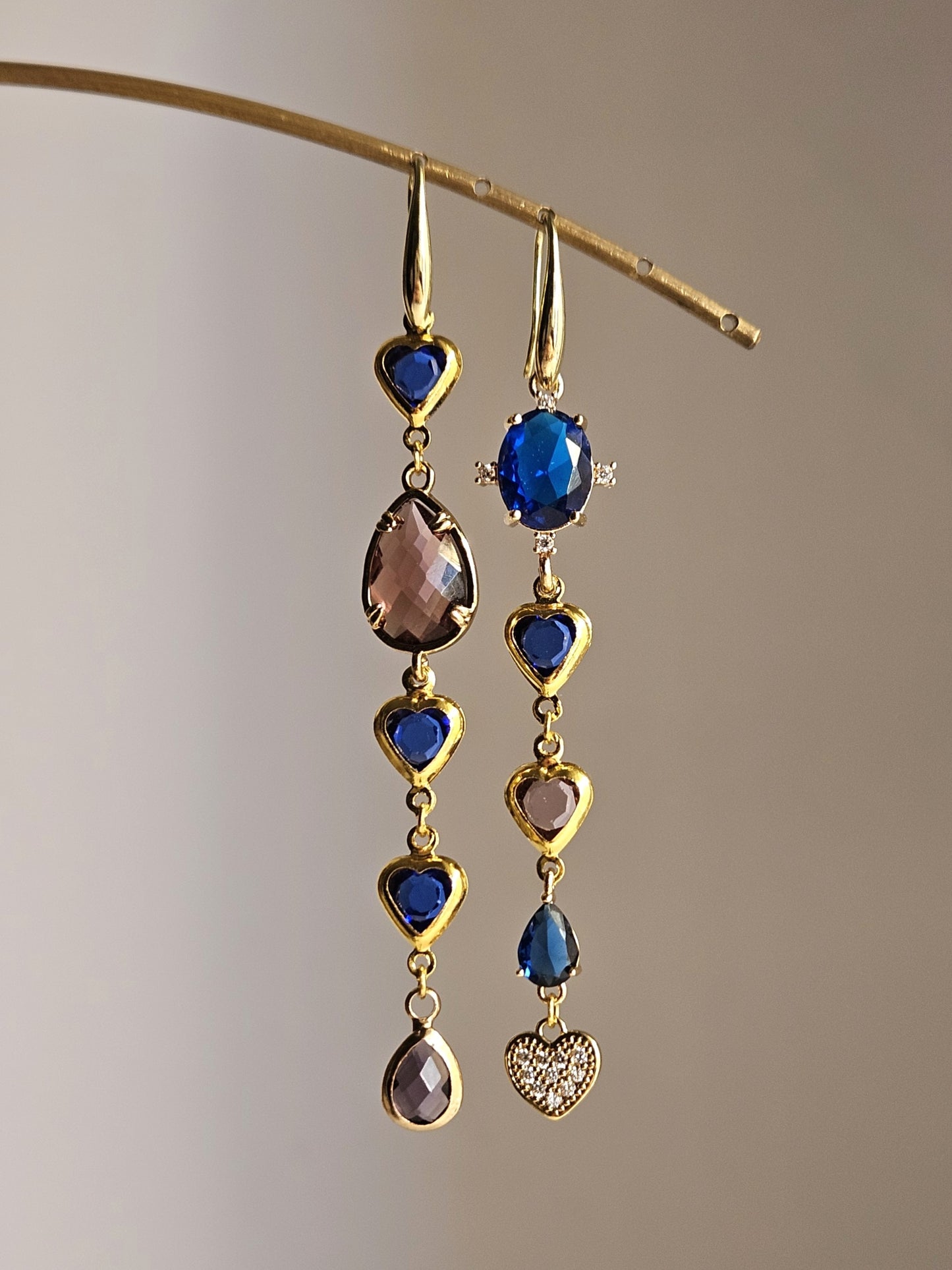 Orecchini Zehra blue viola