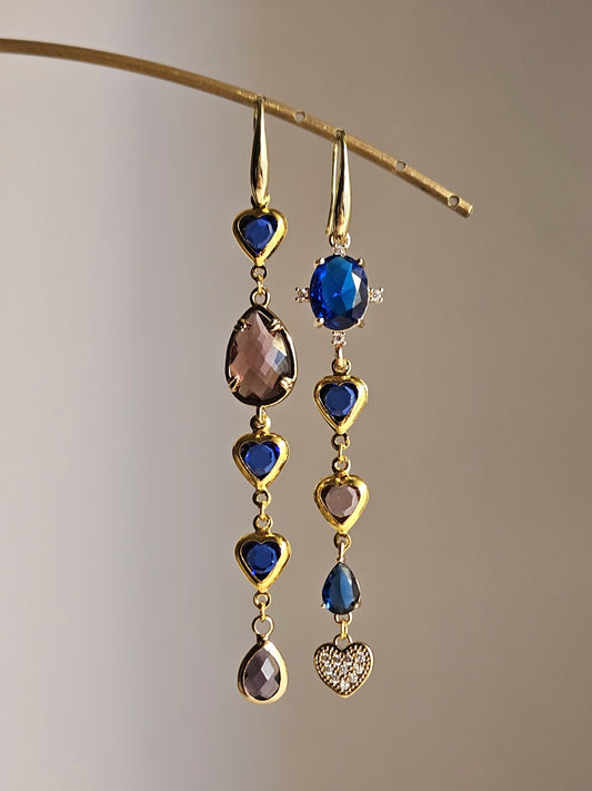 Orecchini Zehra blue viola