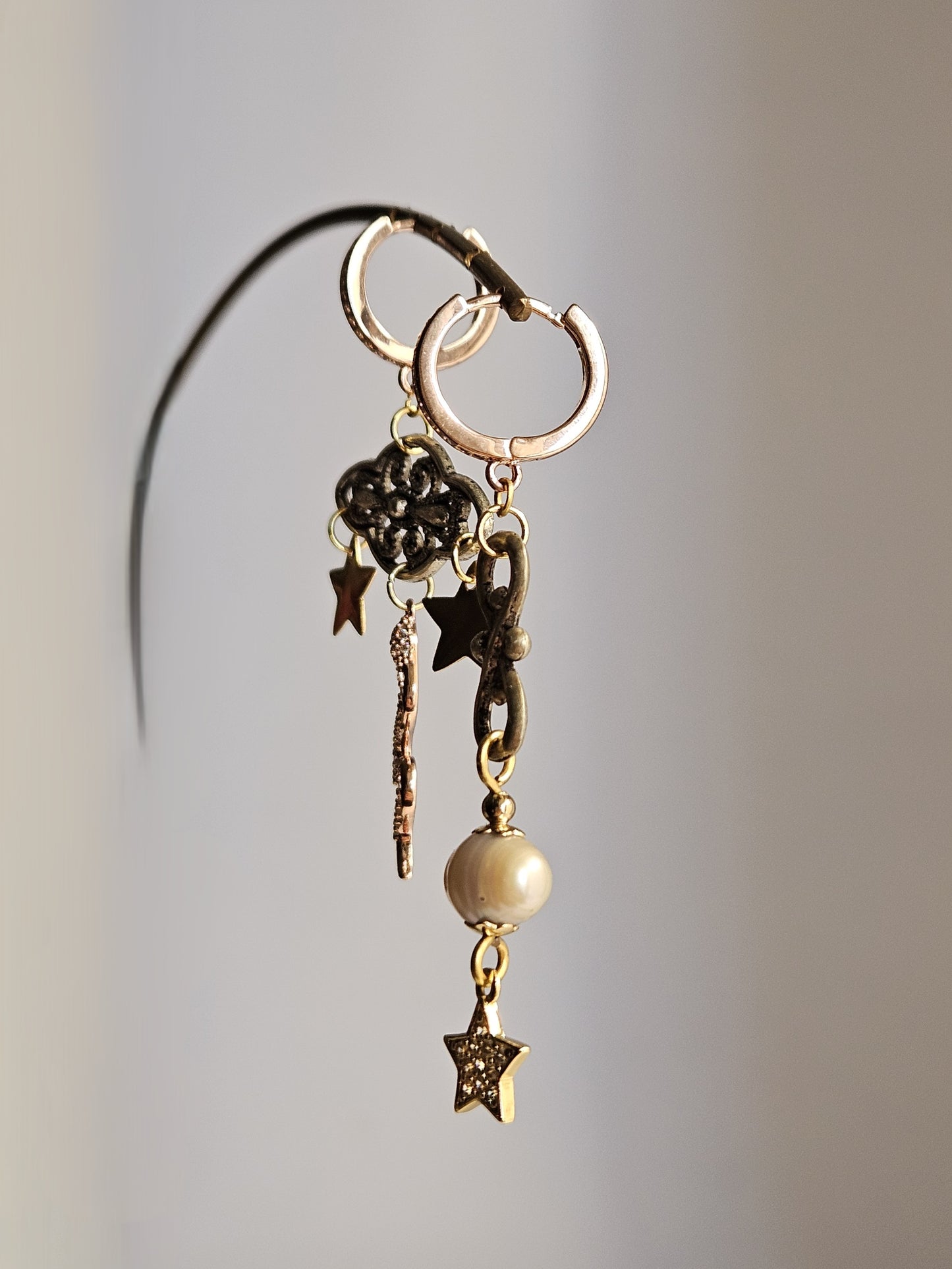 Orecchini etnico e snake