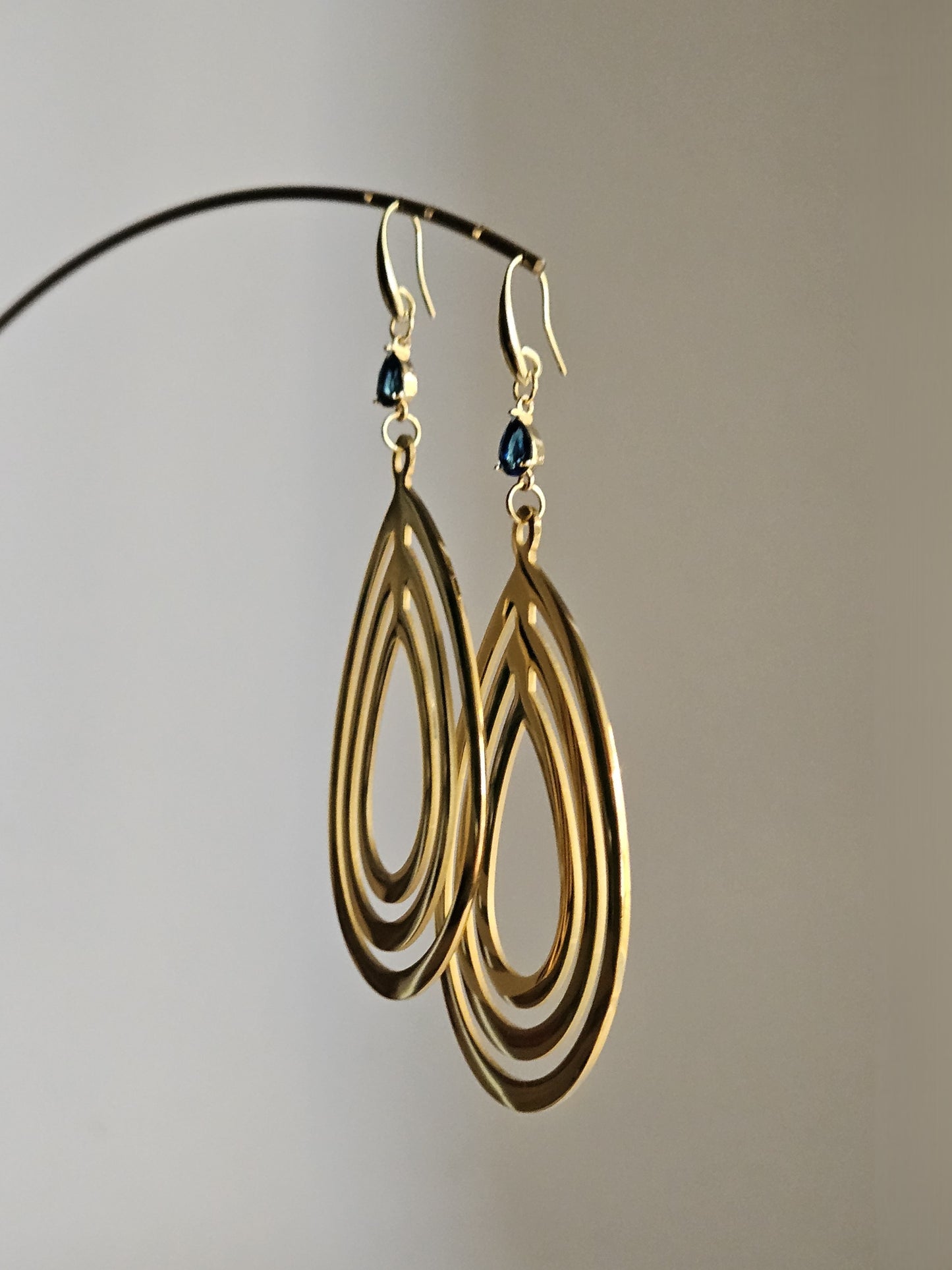 Orecchini gocce e strass - Contemporanea -