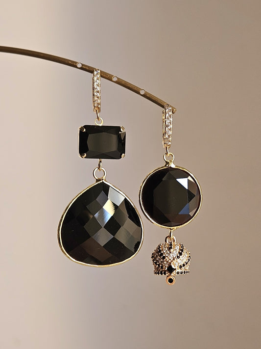 Orecchini nero e bell