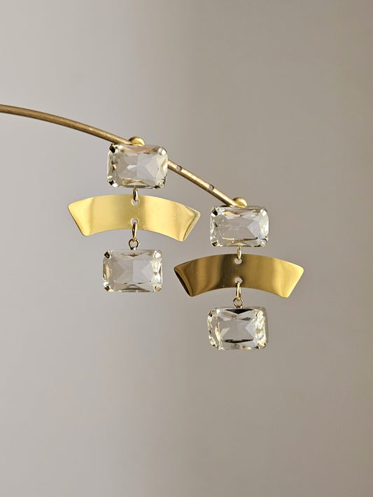 Orecchini archi di ghiaccio - Contemporanea -