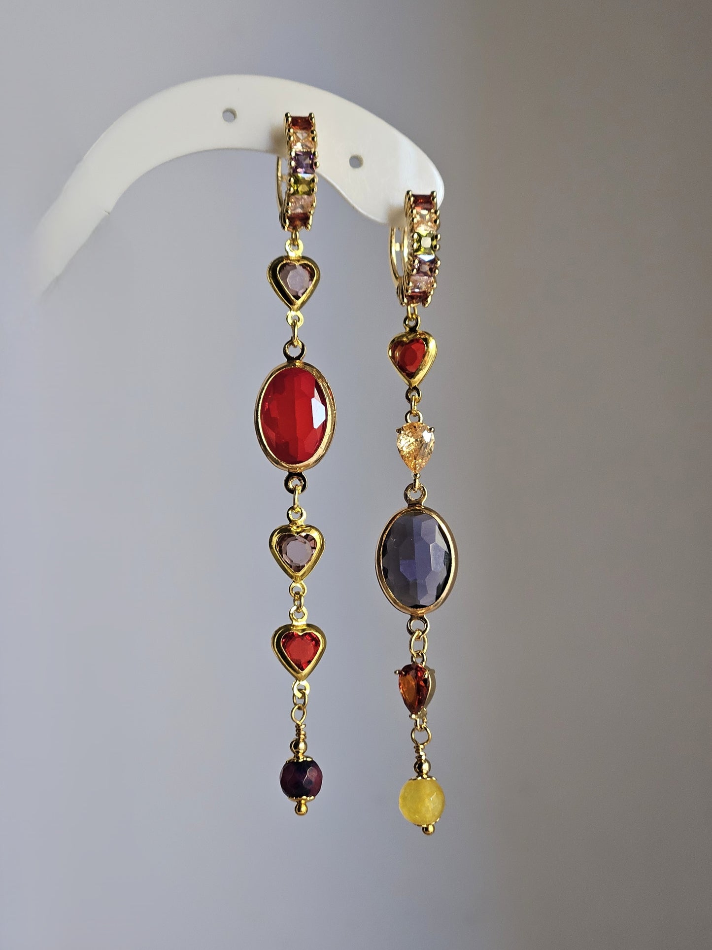 Orecchini Zehra multi-color - doppio utilizzo -