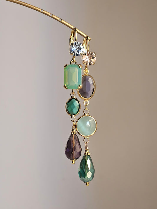 Orecchini Zehra tenero verde