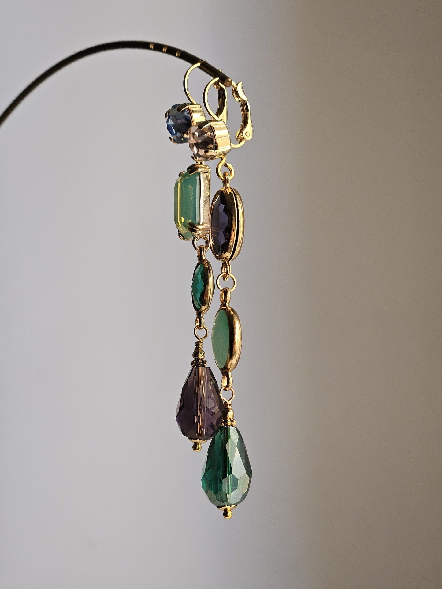 Orecchini Zehra multi-color - doppio utilizzo -