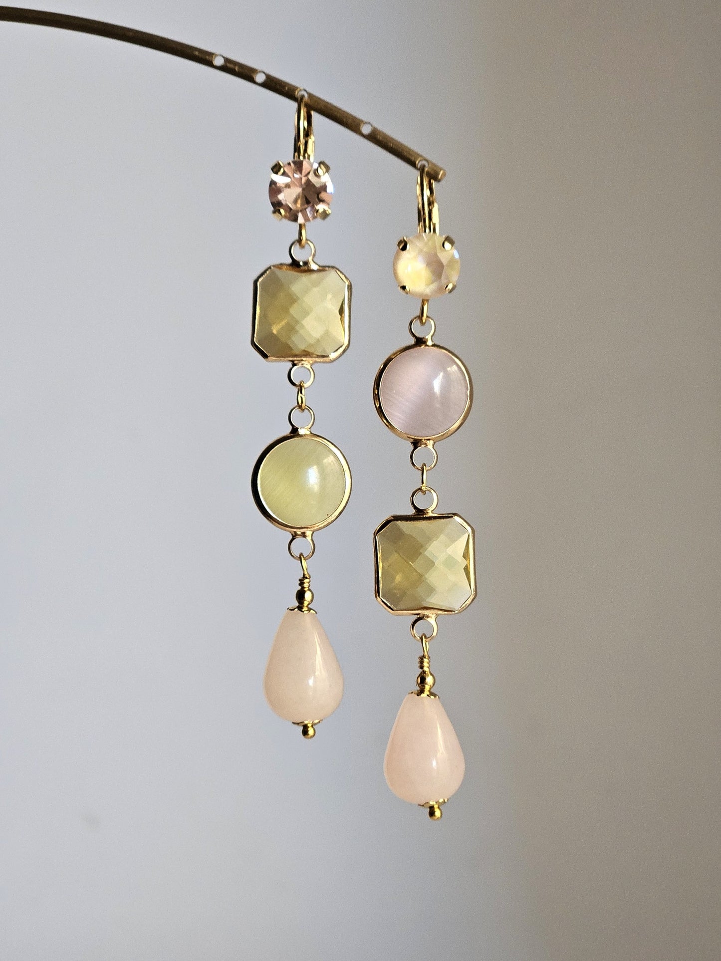 Orecchini Zehra vaniglia e peonia