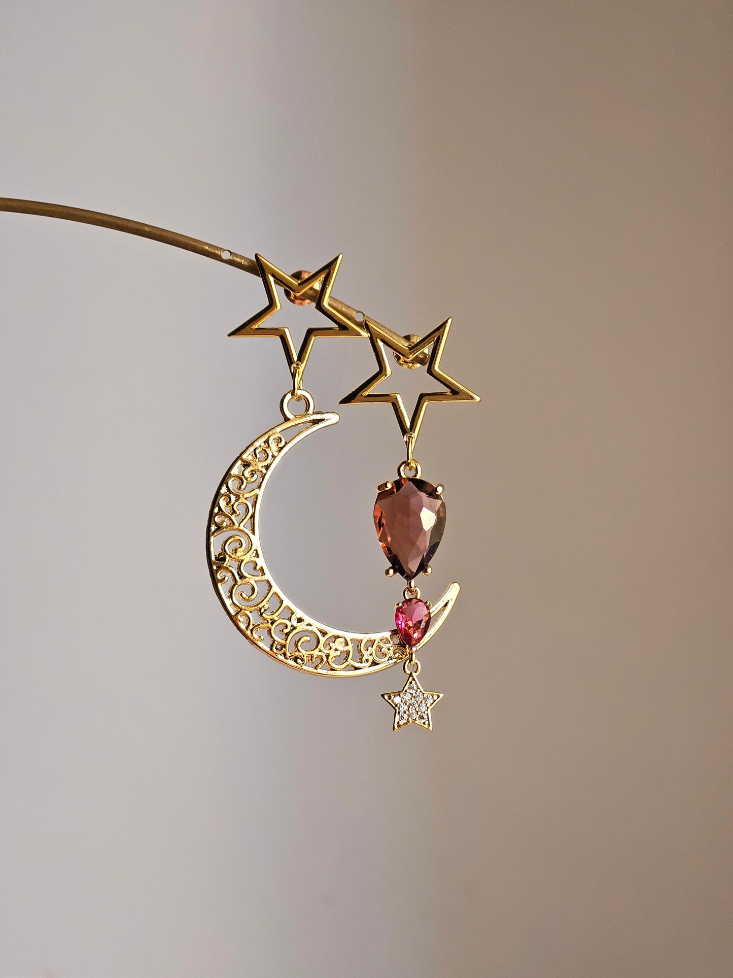 Orecchini notte di luna calante