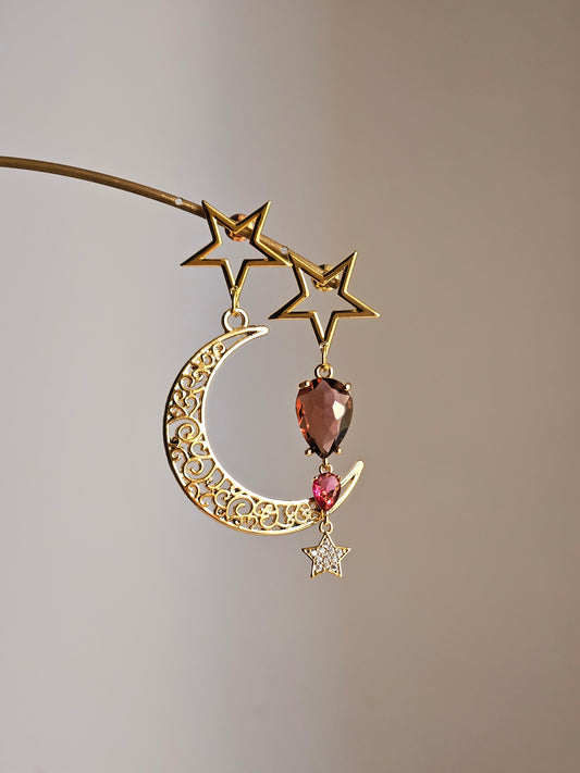 Orecchini notte di luna calante