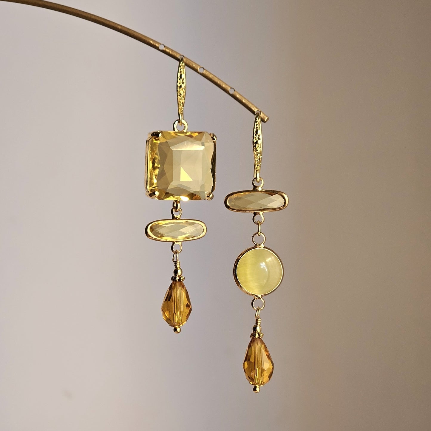 Orecchini miele e vaniglia