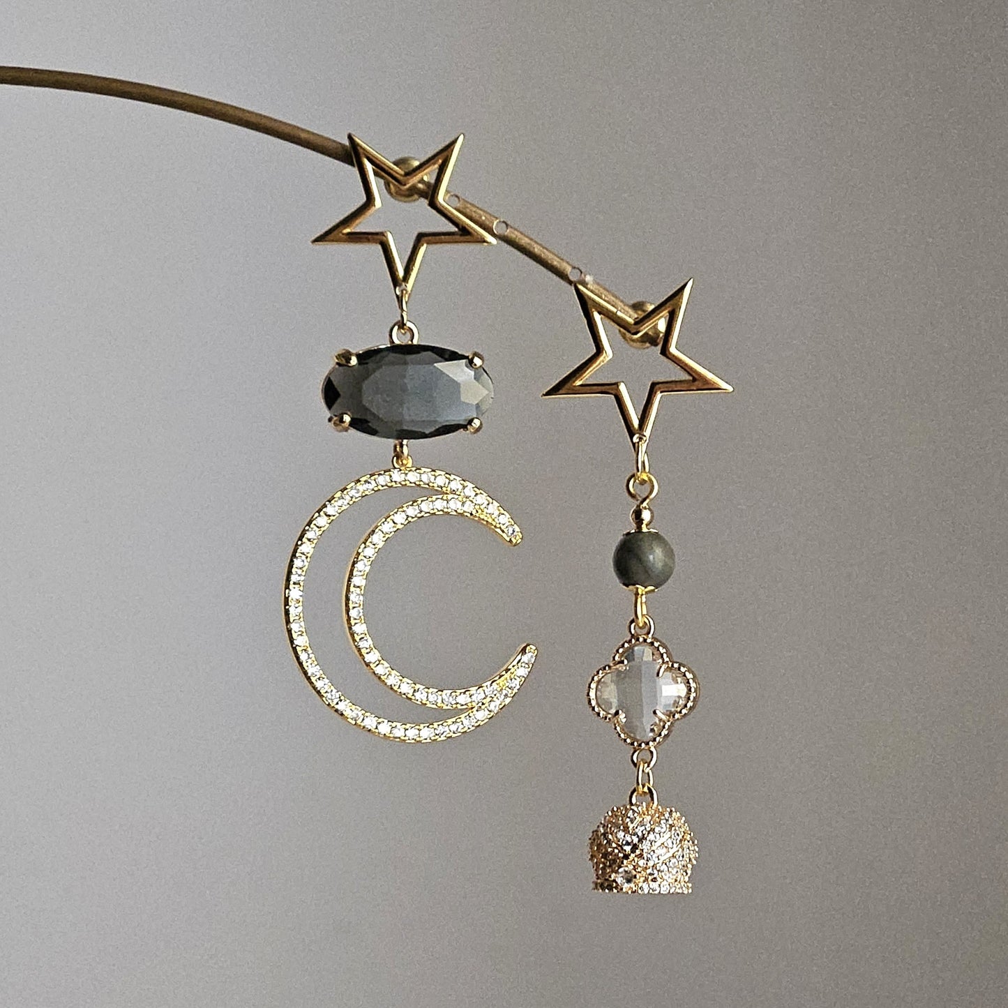 Orecchini cielo stellato e bell