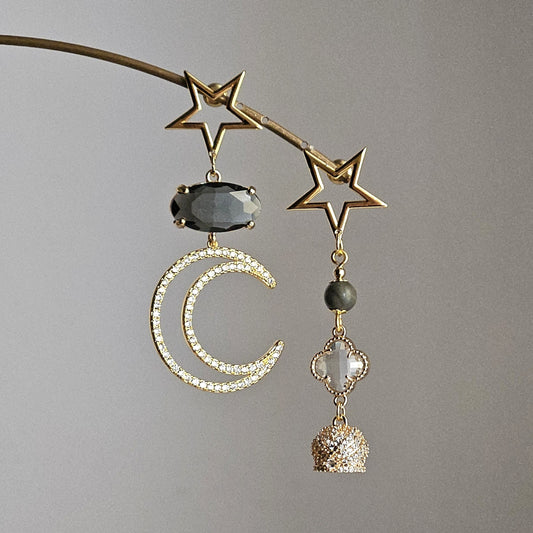 Orecchini cielo stellato e bell