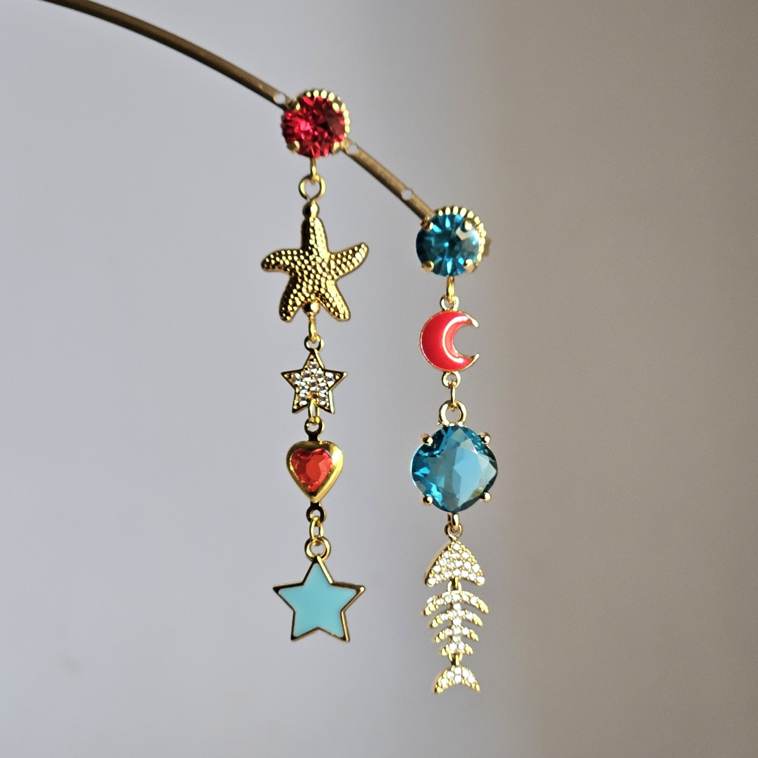 Orecchini Zehra summer stella e fish