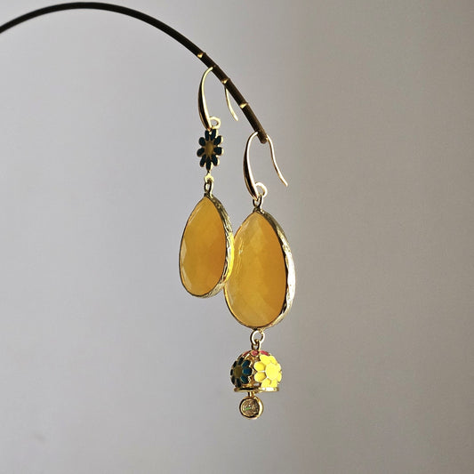 Orecchini fiori sole e bell