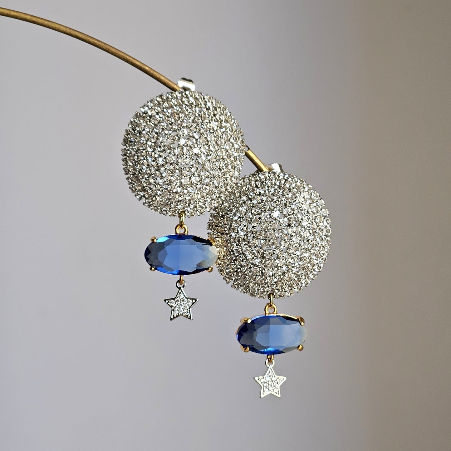 Orecchini Calliope in blu