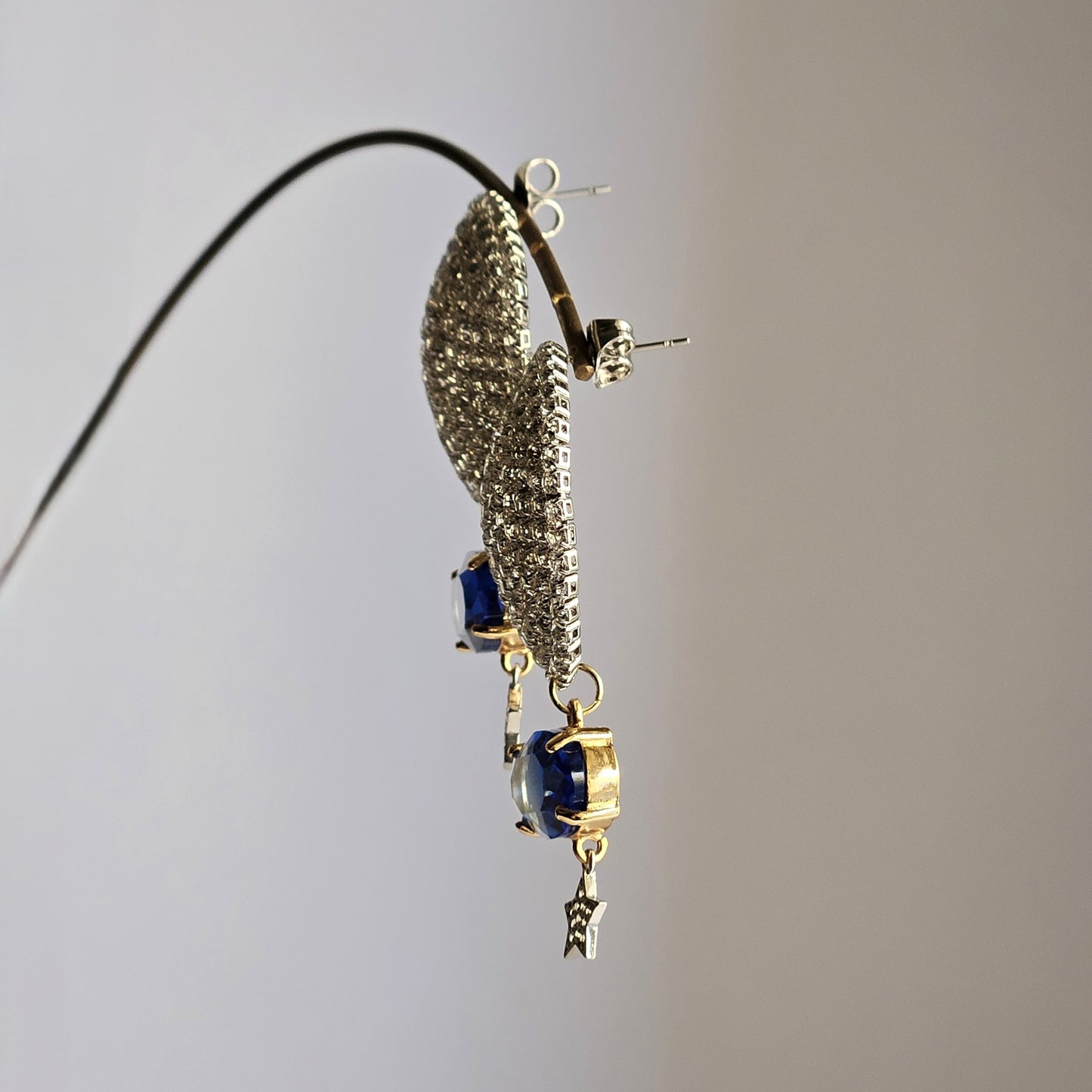 Orecchini Calliope in blu
