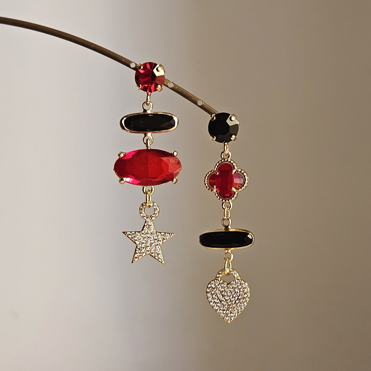 Orecchini Rouge et Noir