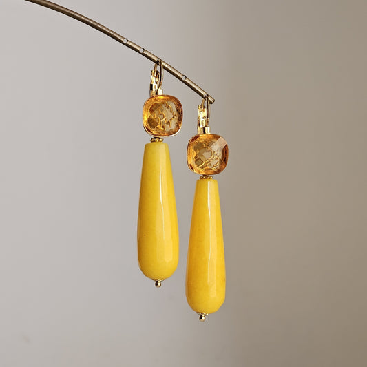 Orecchini Miele d'autunno