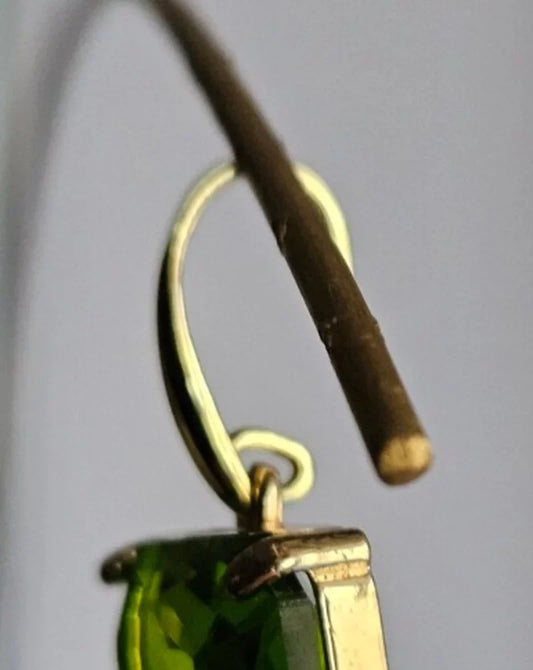 Orecchini cuore verde cuore
