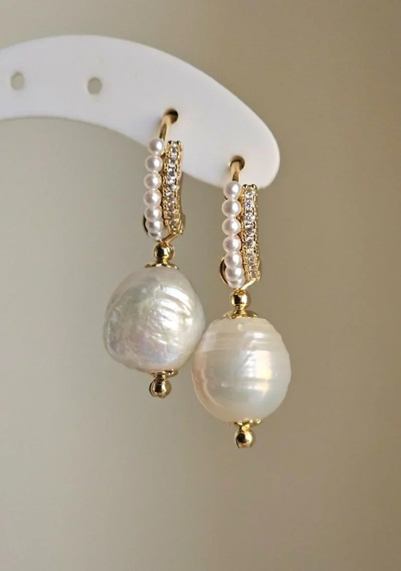 Orecchini perle e perline